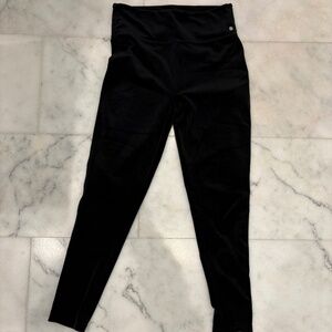 Lilly Pulitzer Black Velvety velour leggins